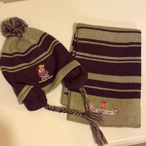 Vintage Powerpuff Girls Hat & Scarf Set